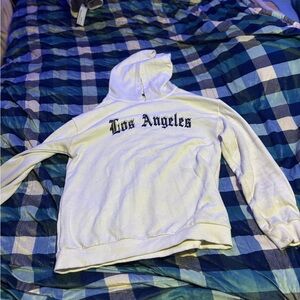 Los Angeles White Hoodie